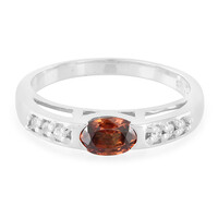 Mashewa Orange Zircon Silver Ring