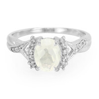 Ice Moon Quartz Silver Ring