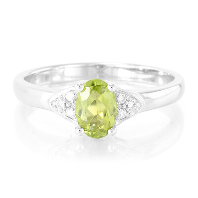 Fancy Tourmaline Silver Ring