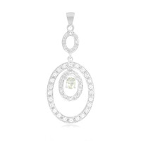 Fancy Tourmaline Silver Pendant