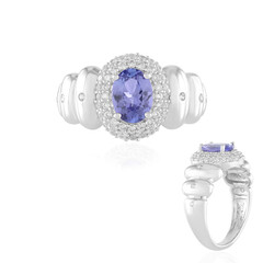 Tanzanite Silver Ring (de Melo)