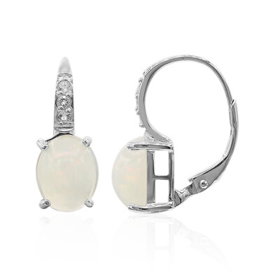 Welo Opal Silver Earrings