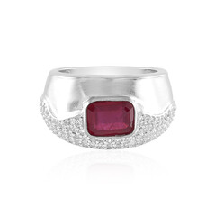 Madagascar Ruby Silver Ring (de Melo)