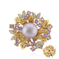 Ming Pearl Silver Brooch (TPC)