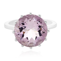 Rose de France Amethyst Silver Ring