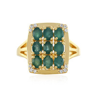 Grandidierite Silver Ring