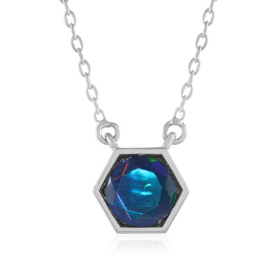 Mezezo Opal Silver Necklace