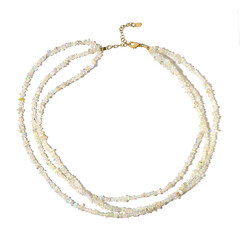 Welo Opal Silver Necklace