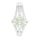 Cuprian Tourmaline Silver Pendant