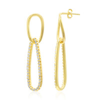 Zircon Silver Earrings