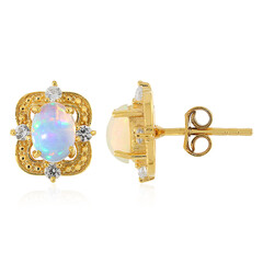 Welo Opal Silver Earrings