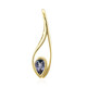 9K Lilac Tanzanite Gold Pendant