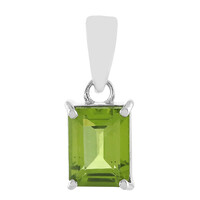Peridot Silver Pendant