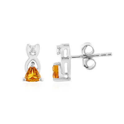Citrine Silver Earrings