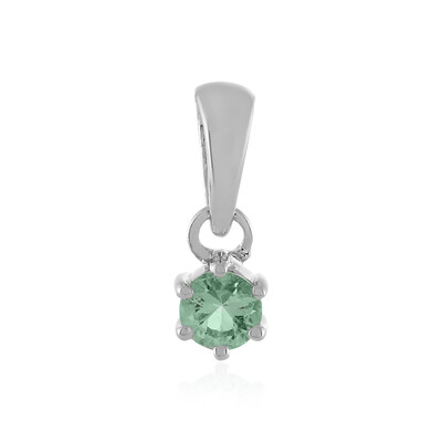 Ethiopian Emerald Silver Pendant