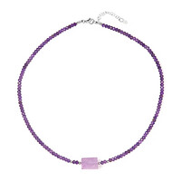 Amethyst Silver Necklace