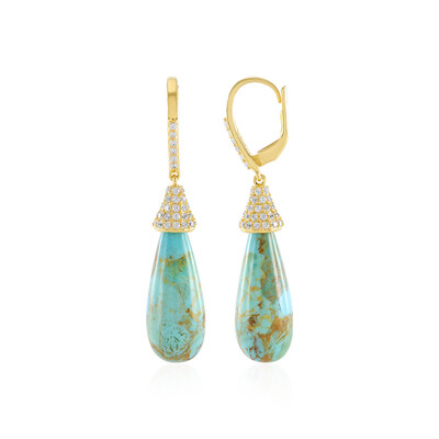 Turquoise Silver Earrings