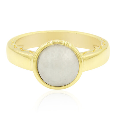 White Jadeite Silver Ring (Annette)