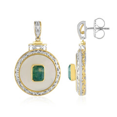 Mother of Pearl Silver Earrings (Gems en Vogue)