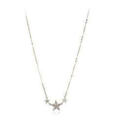 Zircon Silver Necklace