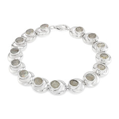 Romanian Spectrolite Silver Bracelet