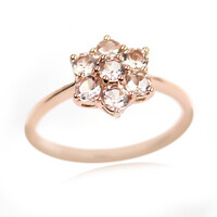 18K Morganite Gold Ring