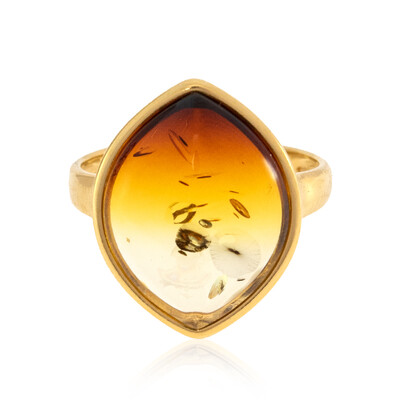 Baltic Amber Silver Ring (dagen)