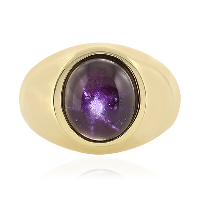 Star Garnet Silver Ring