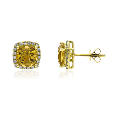 14K Imperial Beryl Gold Earrings (AMAYANI)