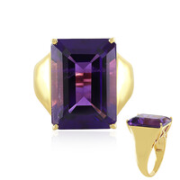 Siberian Amethyst Silver Ring