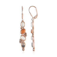White Moonstone Silver Earrings (KM by Juwelo)
