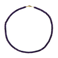 Zambian Amethyst Silver Necklace (Riya)