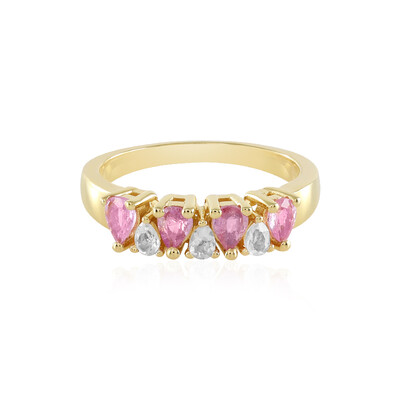 Madagascar Pink Sapphire Silver Ring