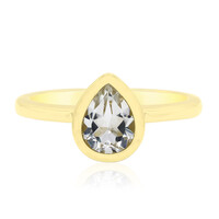 White Topaz Silver Ring