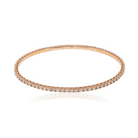 18K I1 (H) Diamond Gold Bangle (CIRARI)