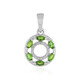 Russian Diopside Silver Pendant