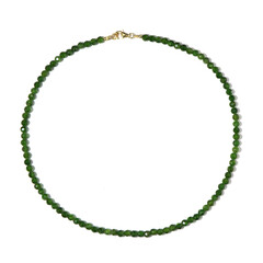 Russian Diopside Silver Necklace