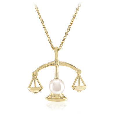 White Freshwater Pearl Silver Necklace