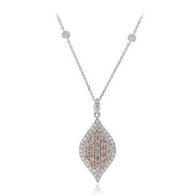 18K I1 Pink Diamond Gold Necklace (CIRARI)