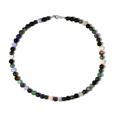 Green Aventurine Silver Necklace