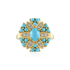 Sleeping Beauty Turquoise Silver Ring (Faszination Türkis)