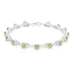 Russian Apatite Silver Bracelet