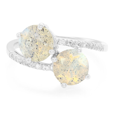 Romanian Spectrolite Silver Ring