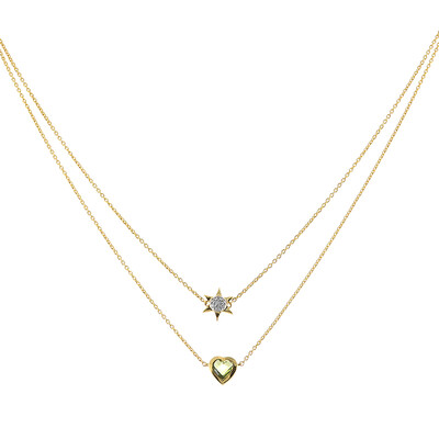 Peridot Silver Necklace