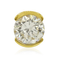 18K VVS1 (L) Diamond Gold Pendant