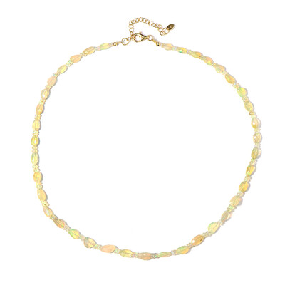 Welo Opal Silver Necklace