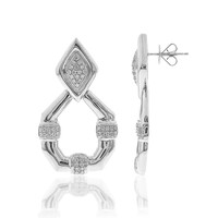 18K SI1 (H) Diamond Gold Earrings (CIRARI)