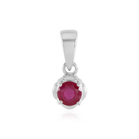 Madagascar Ruby Silver Pendant