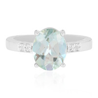 Mountain Lake Quartz Silver Ring