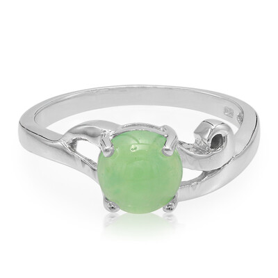 Imperial Chrysoprase Silver Ring